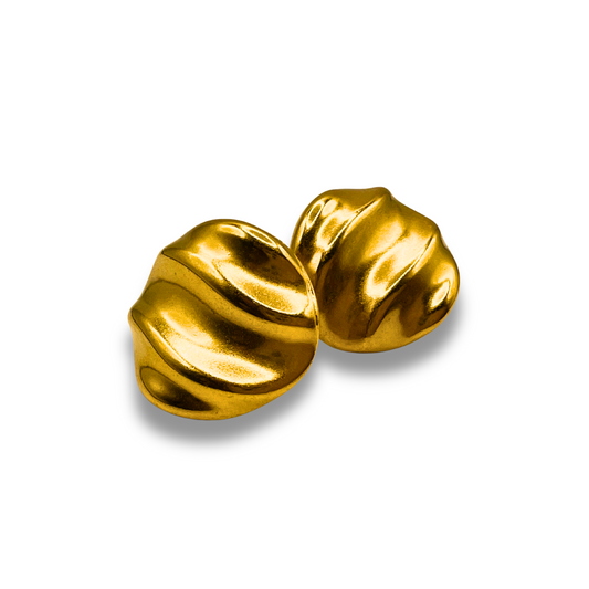 Aretes Corazón de Oro | Joyería romántica bañada en oro 18K