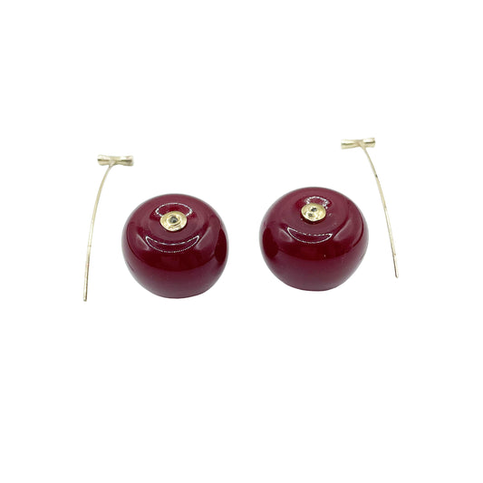 Aretes Dulce Aurora | Joyería con diseño de cereza elegante