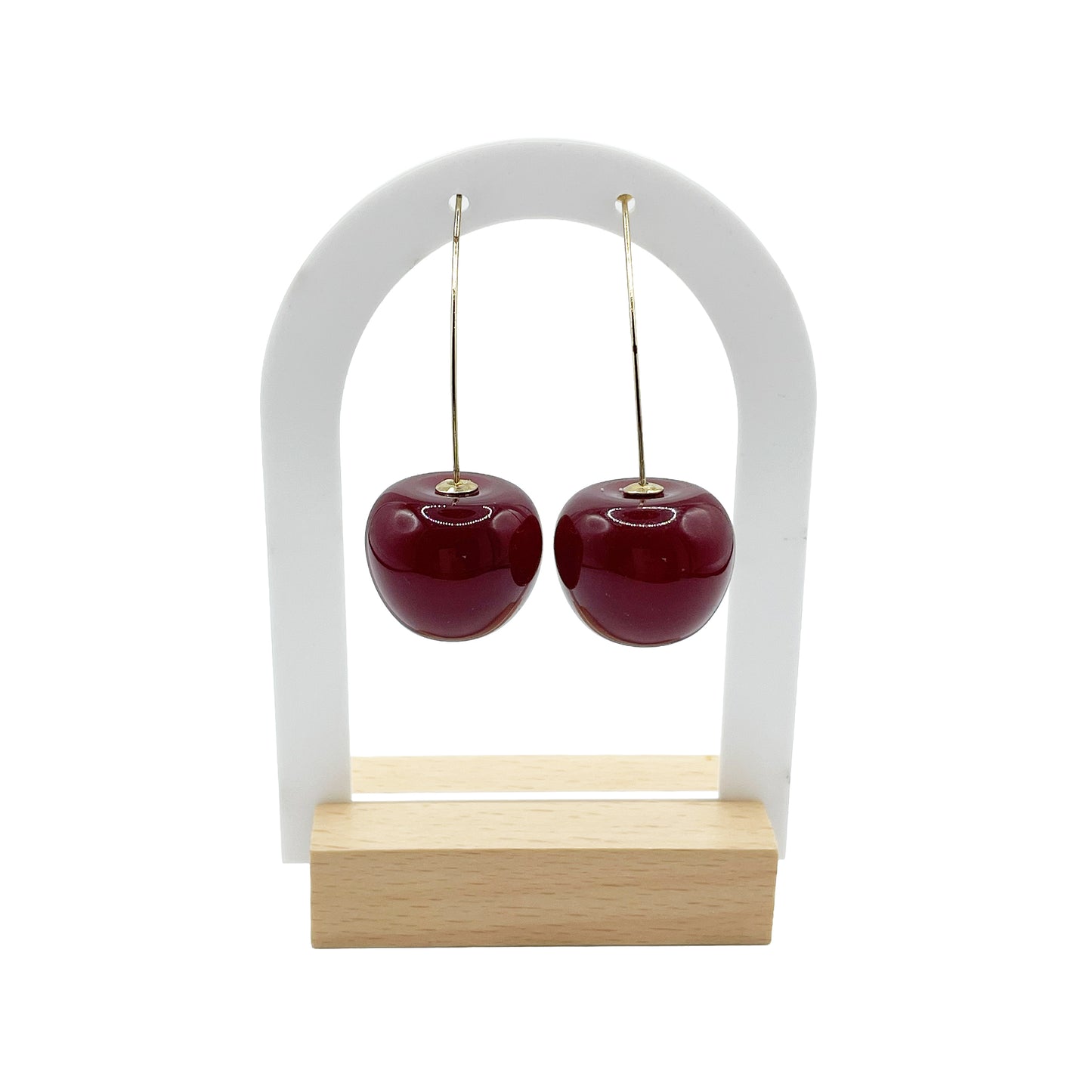 Aretes Dulce Aurora | Joyería con diseño de cereza elegante