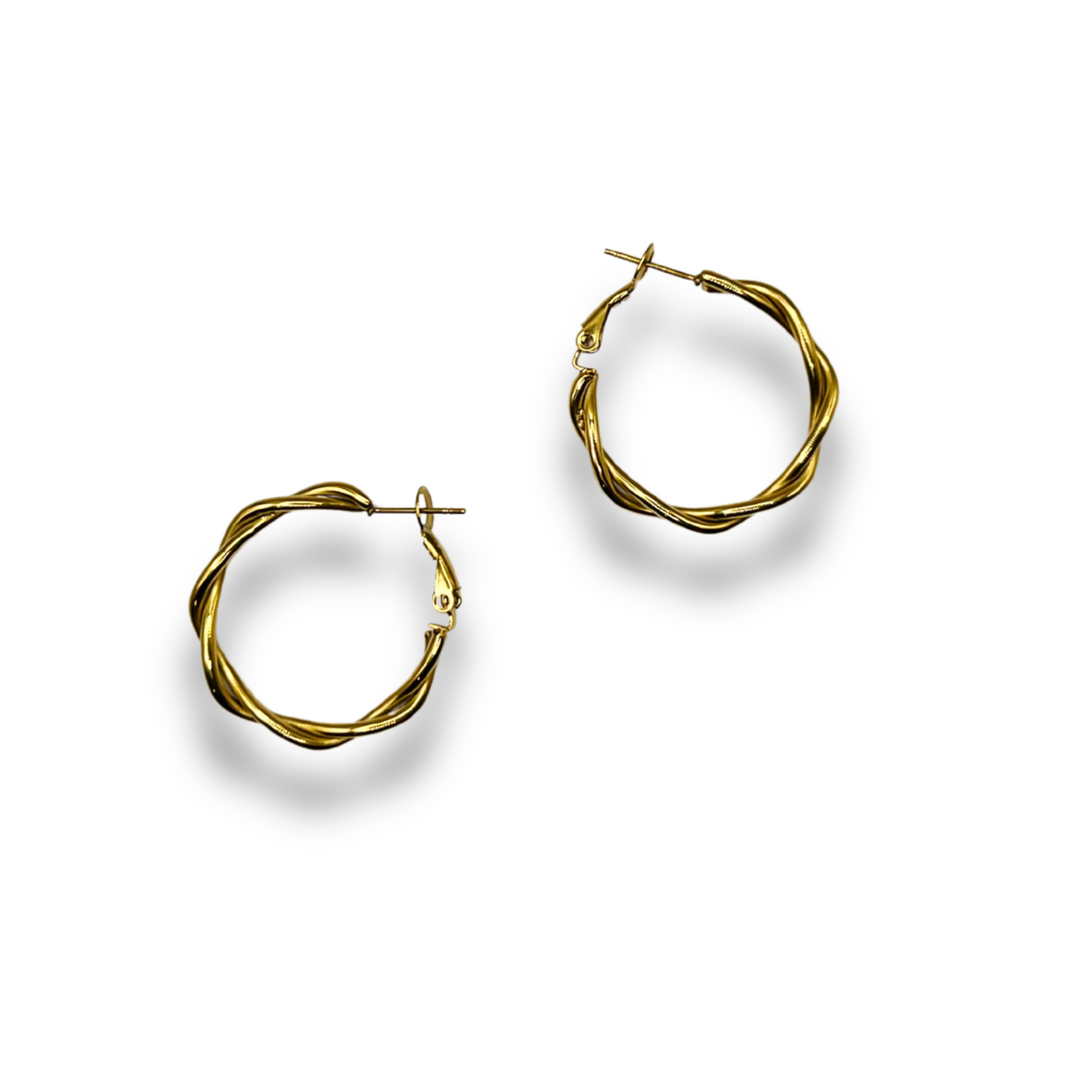 Aretes Luna Nueva | Joyería bañada en oro 18K con diseño celestial