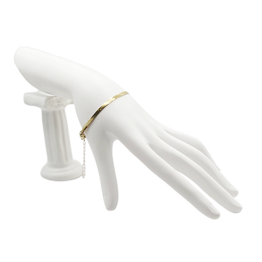 Pulsera Calista | Joyería minimalista bañada en oro 18K con acabado pulido